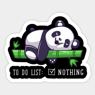 To do list - Nothing Sticker